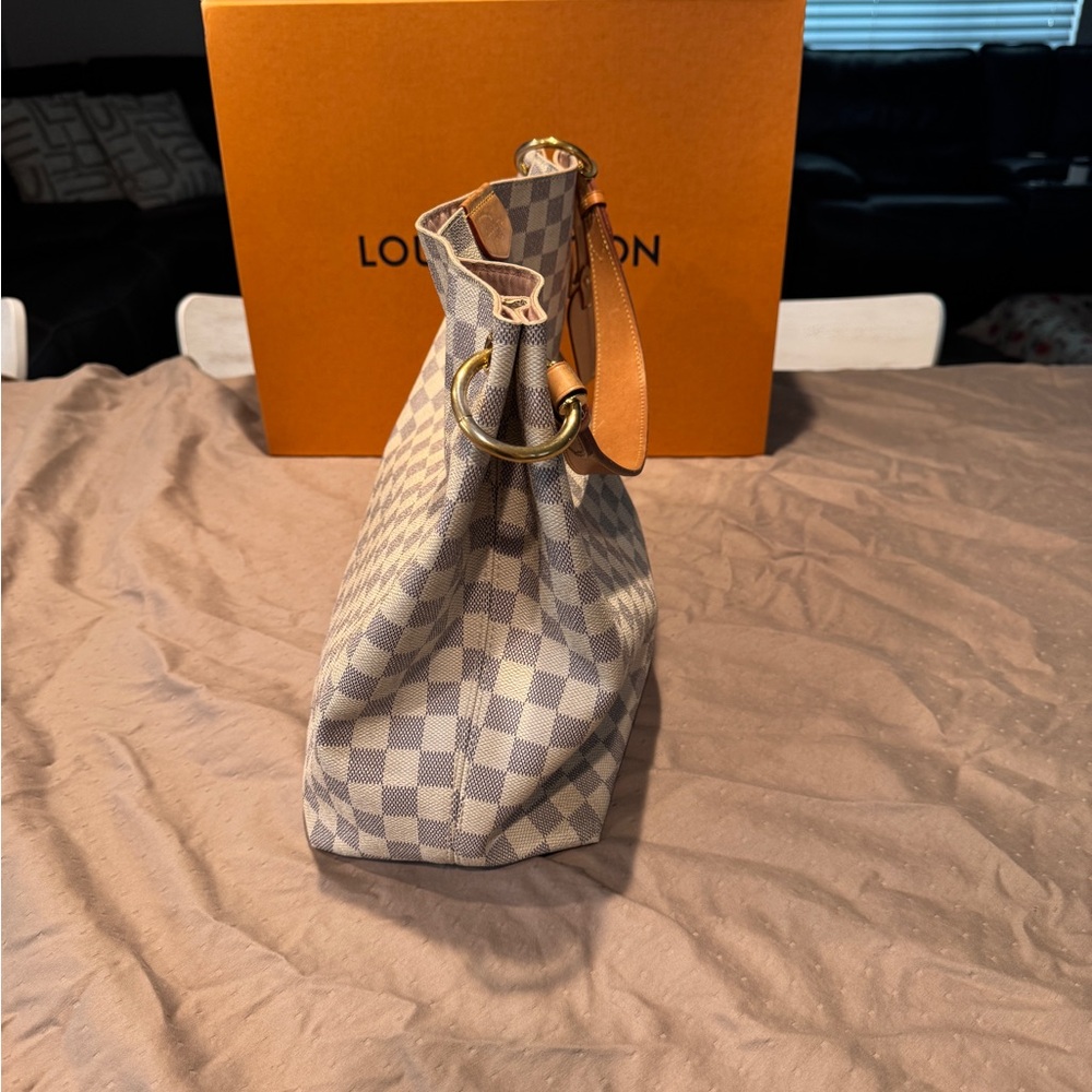 Louis Vuitton Graceful MM bag Damier Azur Canvas - Picture 8 of 10